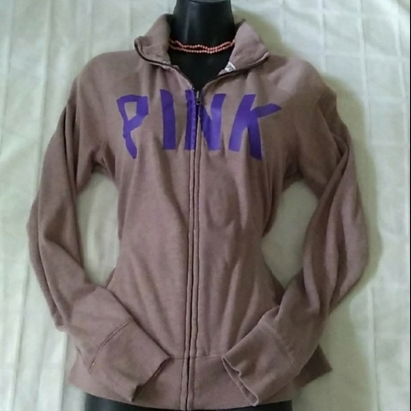 VS PINK Full Zip Jacket w Collar - Picture 2 of 16